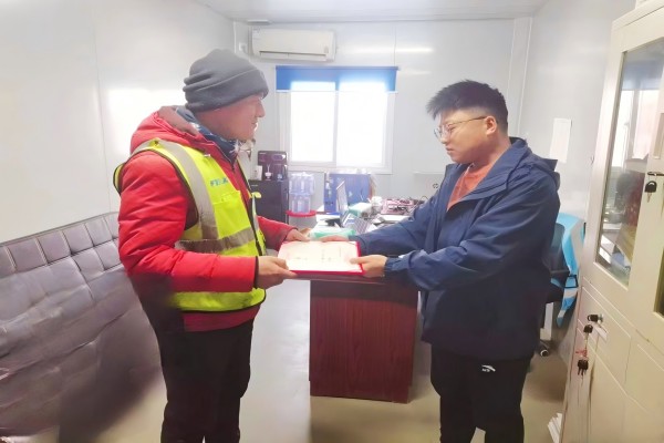 柯坪县项目：李军辉荣获“优秀安全员”称号